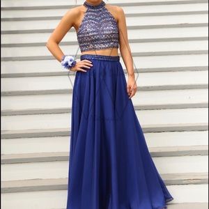 Sherri Hill two piece prom dress